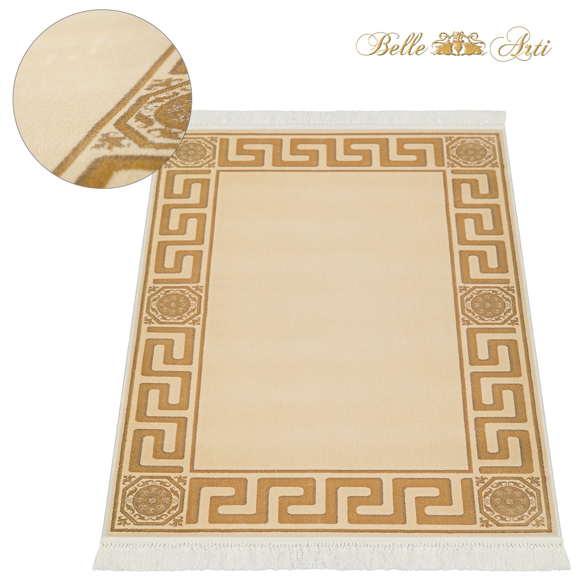 Belle Arti Teppich Teppich Beige Muster günstig online kaufen