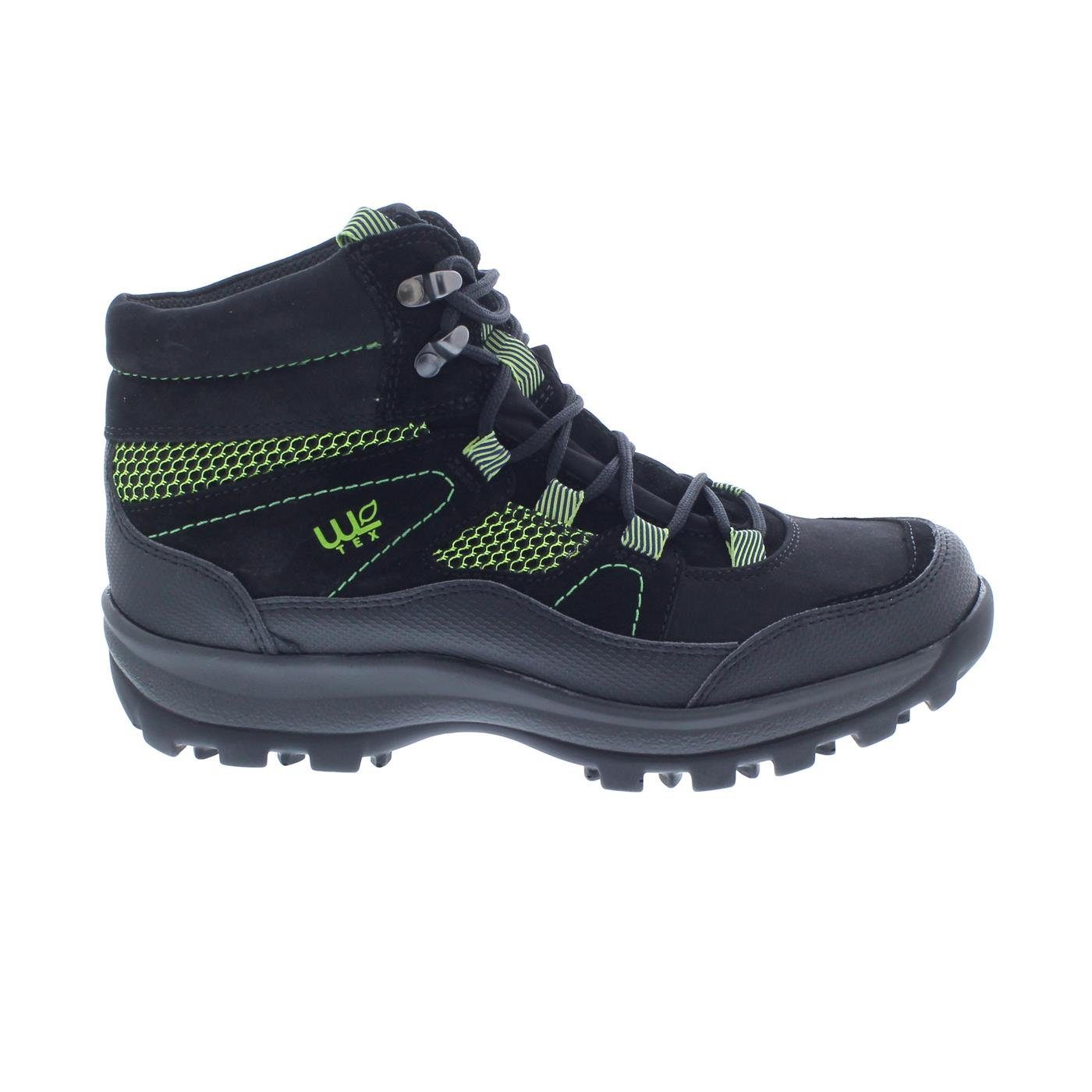 Waldläufer Holly Bootie, Waldläufer-Tex, Gummi/Order Den./ Sportnet, s Schnürstiefel