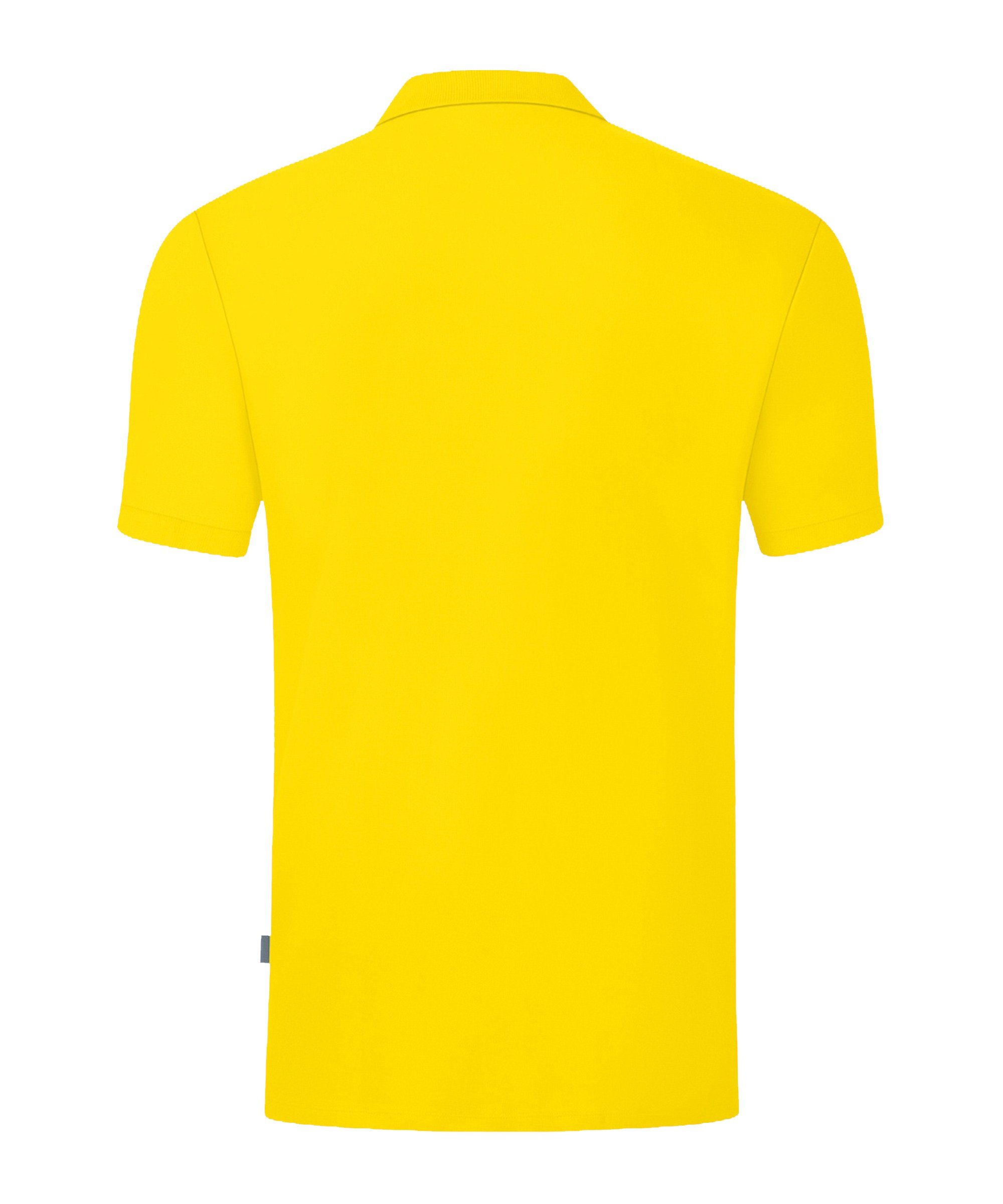 T-Shirt Organic Produkt Polo gelb Jako Shirt Nachhaltiges