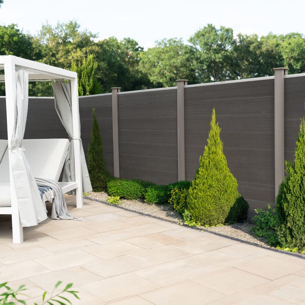 HOME DELUXE Sichtschutzelement WPC Sichtschutzzaun CALLADO - 170 x 2 x 180 günstig online kaufen