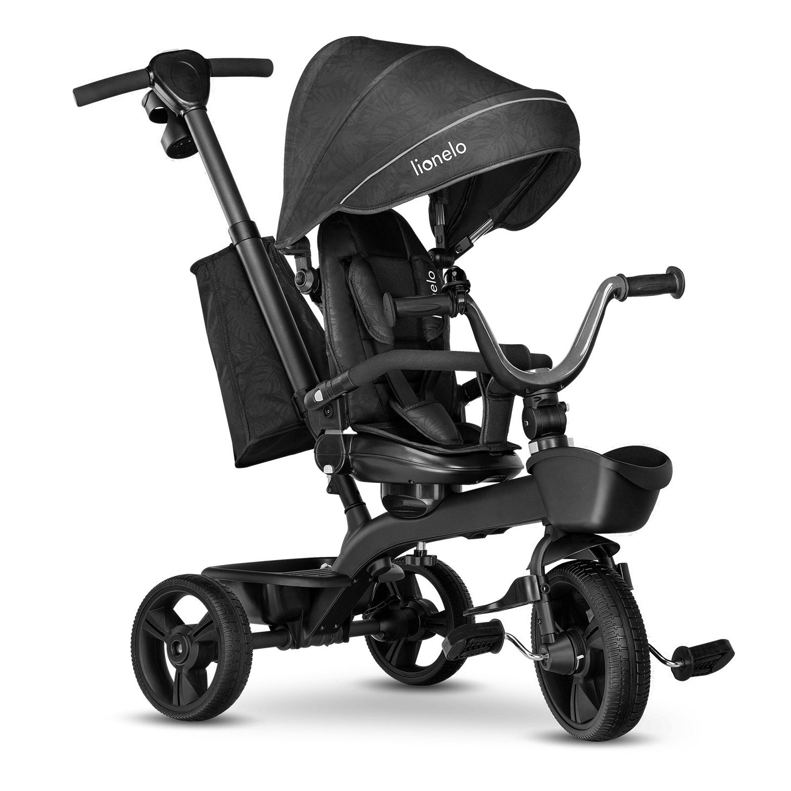 lionelo Dreirad Kori, Drehbarer Sitz  Elternlenkung  Klappbar  bis 25kg