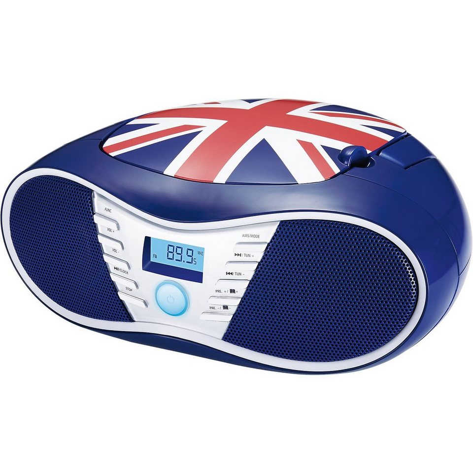 BigBen CD Player mit USB Radio CD58 Union Jack OTTO