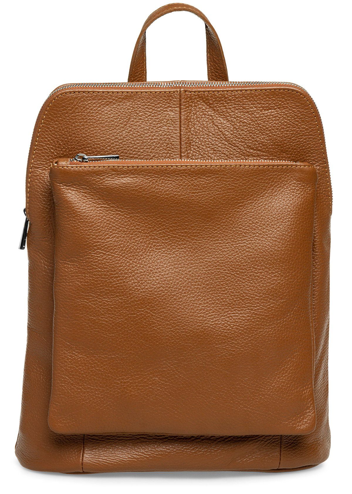 Caspar Cityrucksack Damen Leder Backpack Schultertasche günstig online kaufen
