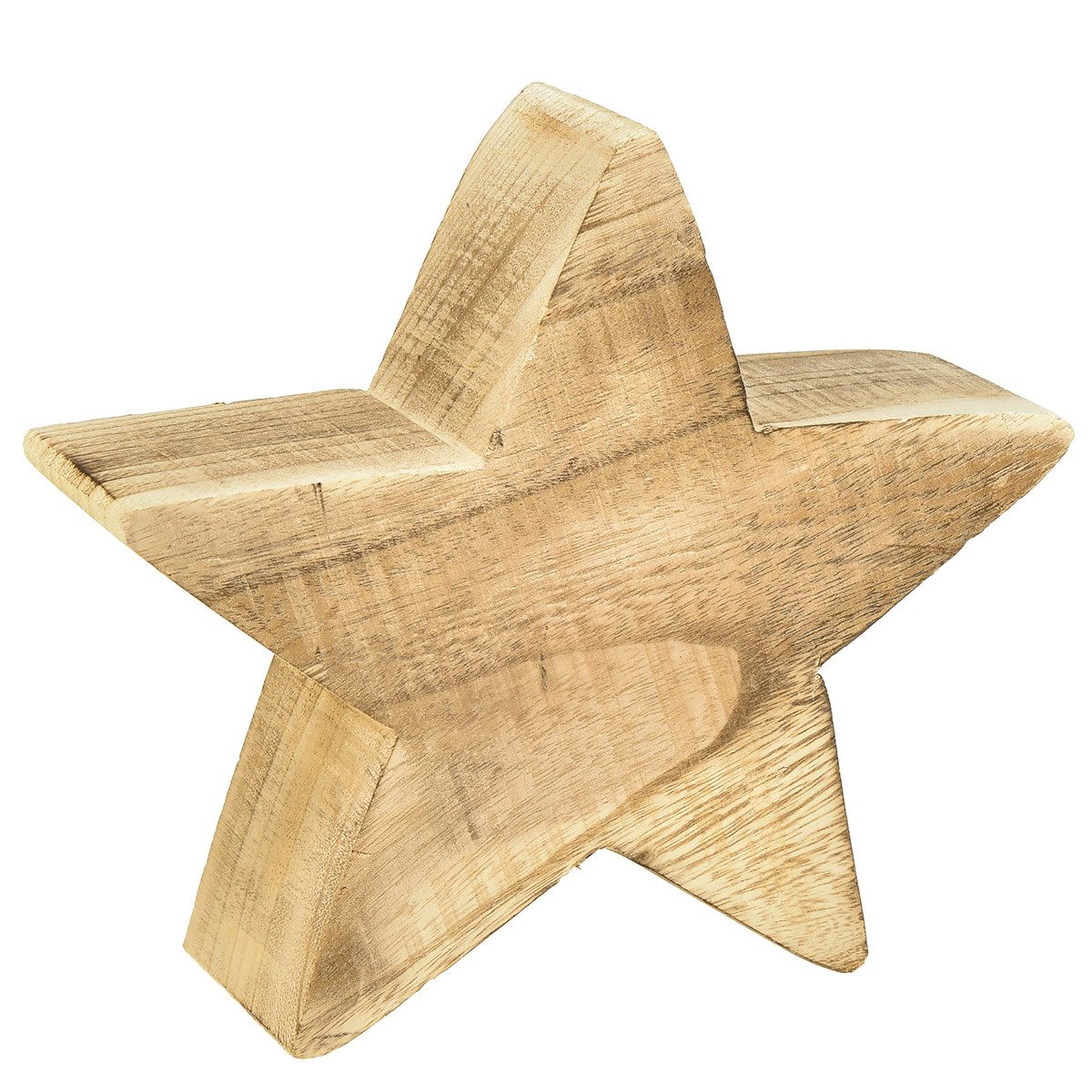 Florists Products Weihnachtsmann Paulowniaholz Deko-Stern Rustikal, Charme für