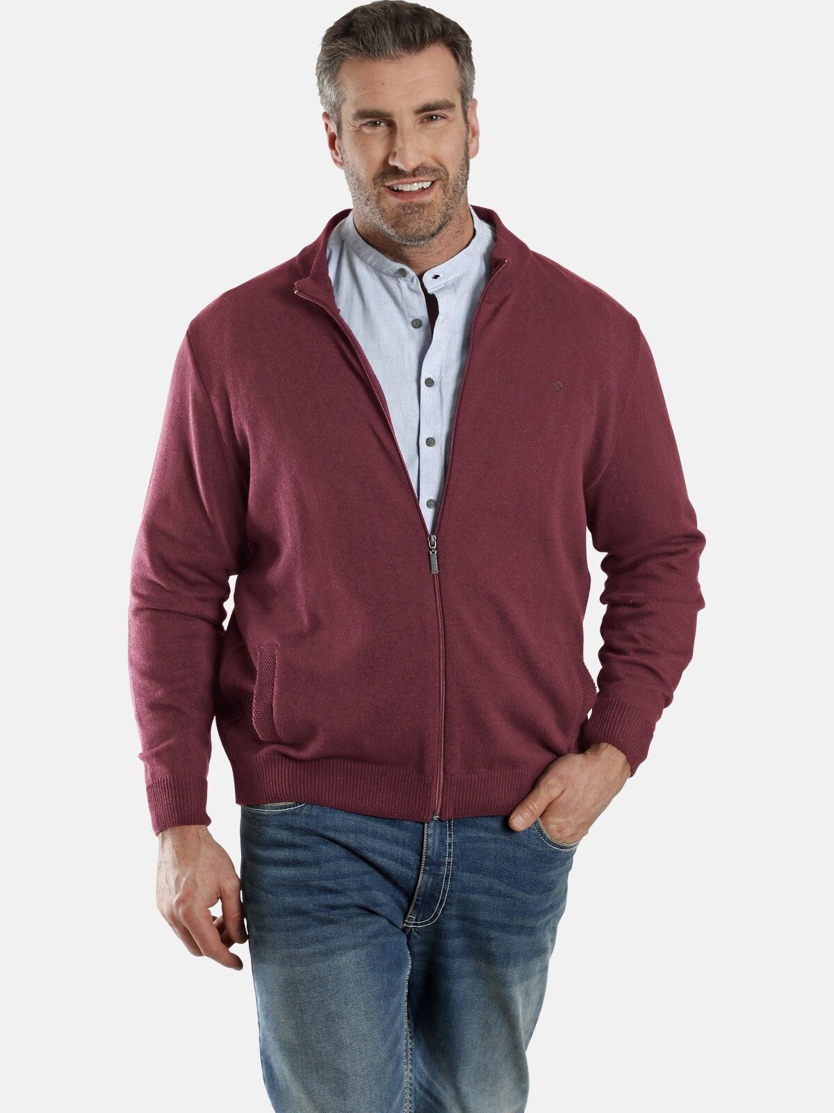Charles Colby Strickjacke EARL THOMAS mit günstig online kaufen