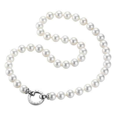 GIORGIO MARTELLO MILANO Perlenkette »Muschelkern-Perlen, Ringverschluss, Silber 925«