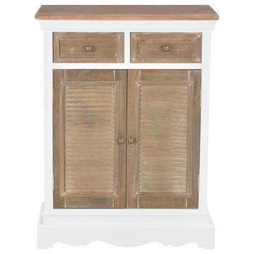 vidaXL Sideboard Sideboard Weiß 60x30x80 cm Massivholz (1 St)