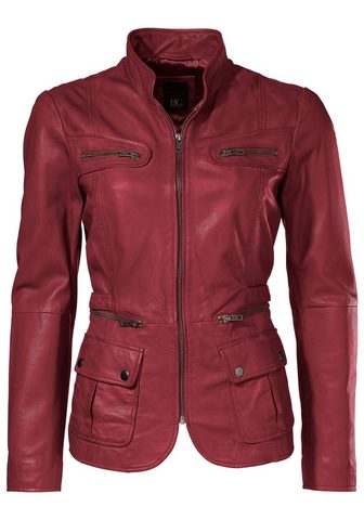 Куртка кожаная в Used-Look