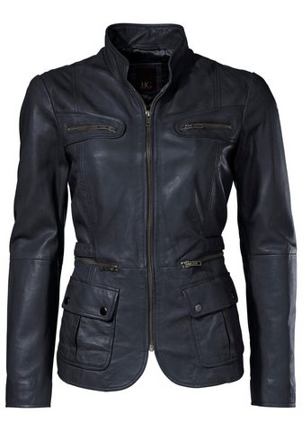 Куртка кожаная в Used-Look