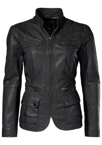 Куртка кожаная в Used-Look