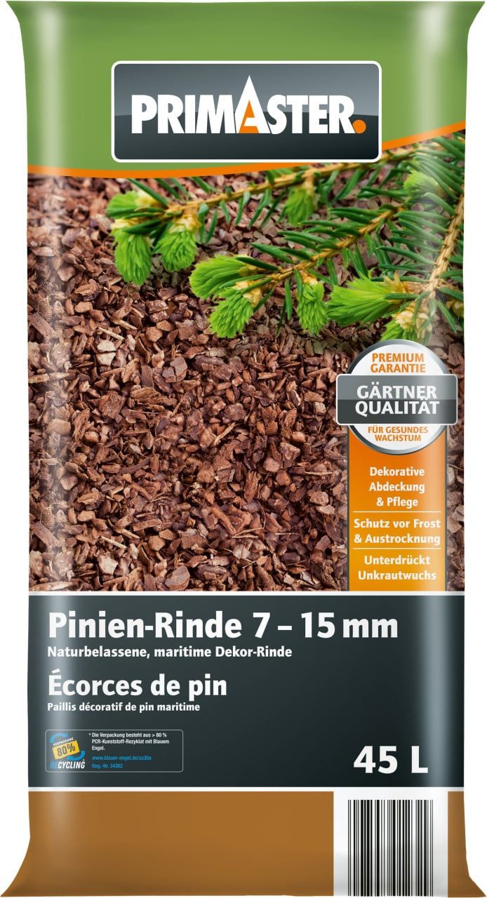 Primaster Rindenmulch Primaster Pininerinde 7-15 mm 45 L