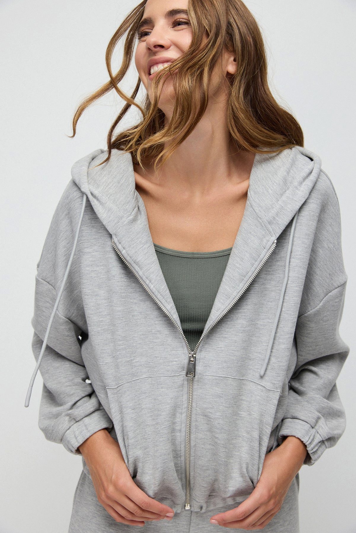 No Matter What Sweatshirt Weiches Kapuzen-Crop-Sweatshirt günstig online kaufen