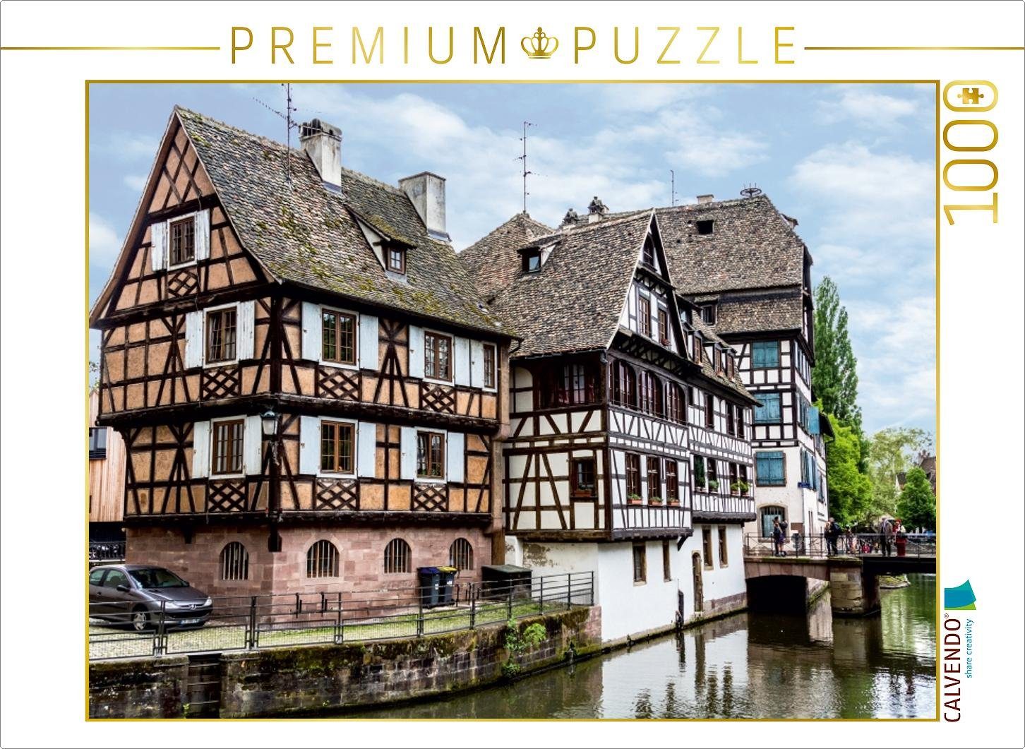 CALVENDO Puzzle CALVENDO Puzzle Strasbourg - La Petite France 1000 Teile  Lege-Größe 64 x 48 cm Foto-Puzzle Bild von Horst Eisele, 1000 Puzzleteile