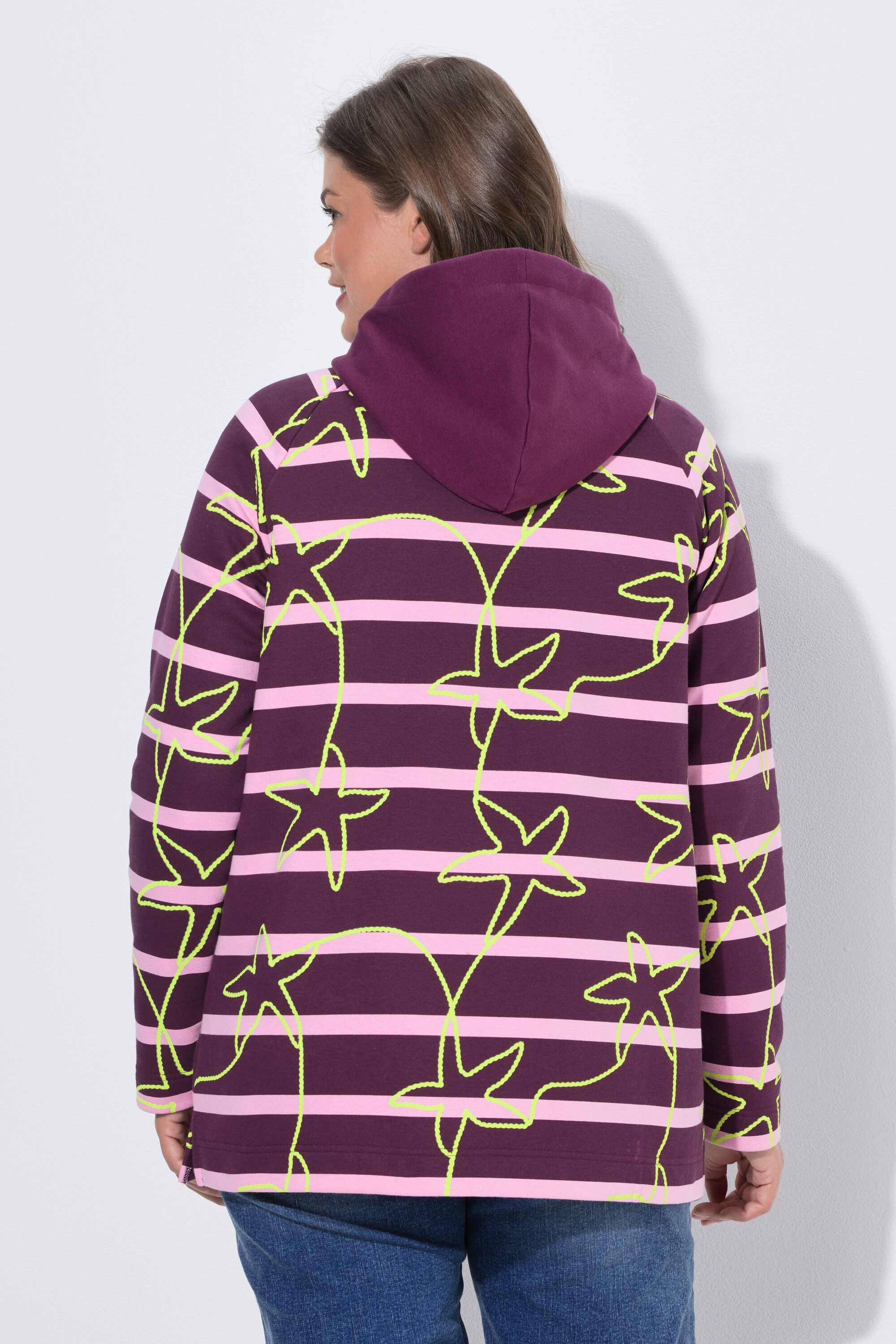 Laurasøn Sweatshirt Sweatshirt Kapuze Langarm Print – Bild 3 von 4