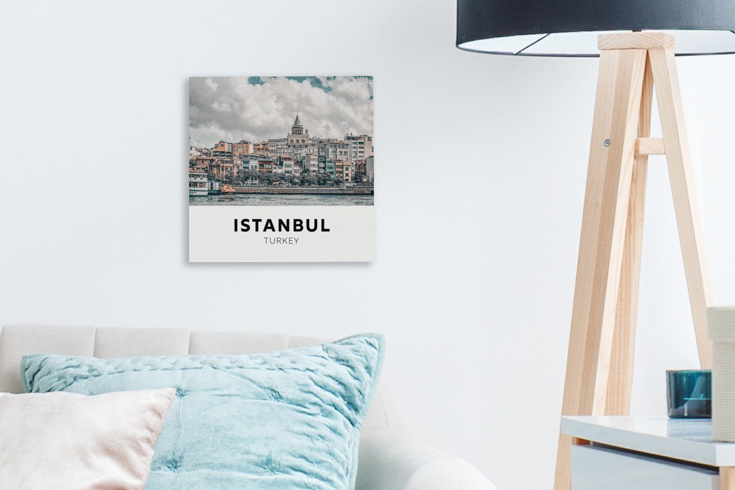 - - Schlafzimmer Startseite, Leinwandbild St), Türkei Wohnzimmer Bilder Istanbul für OneMillionCanvasses® Leinwand (1