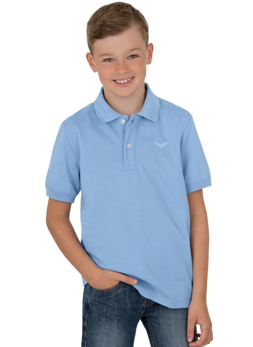 Trigema Poloshirt TRIGEMA Poloshirt in Piqué-Qualität, Kragen mit  Knopfleiste