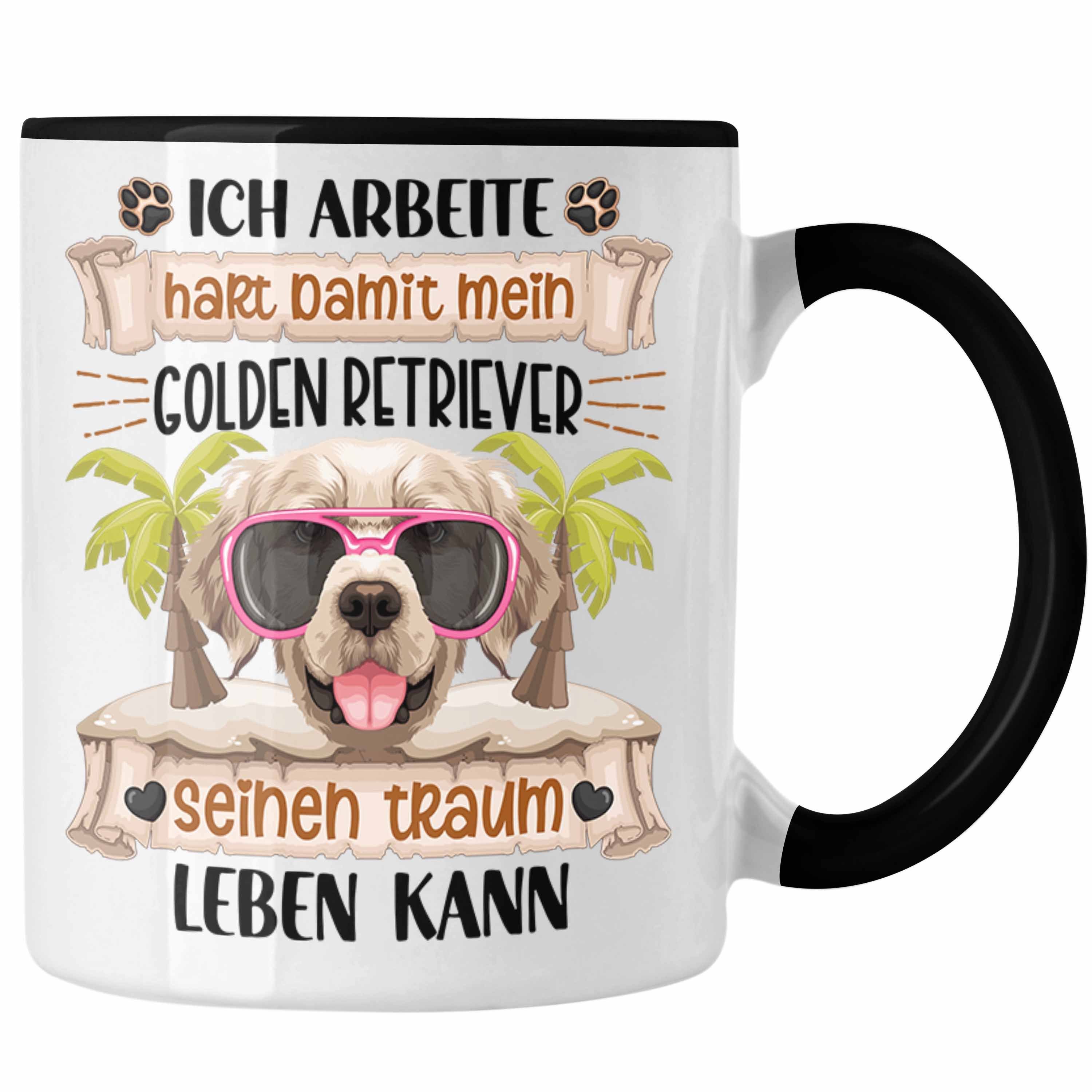 Tasse Retriever Golden Schwarz Trendation Besitzer Tasse Retrie Golden Geschenk Spruch Lustiger