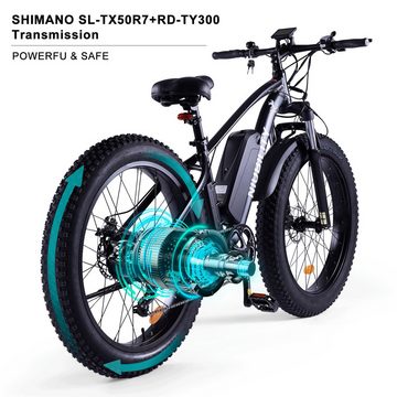 DOTMALL E-Bike Niubility B26 48V 1000W 12.5AH Akku Höchstgeschwindigkeit 25km/h
