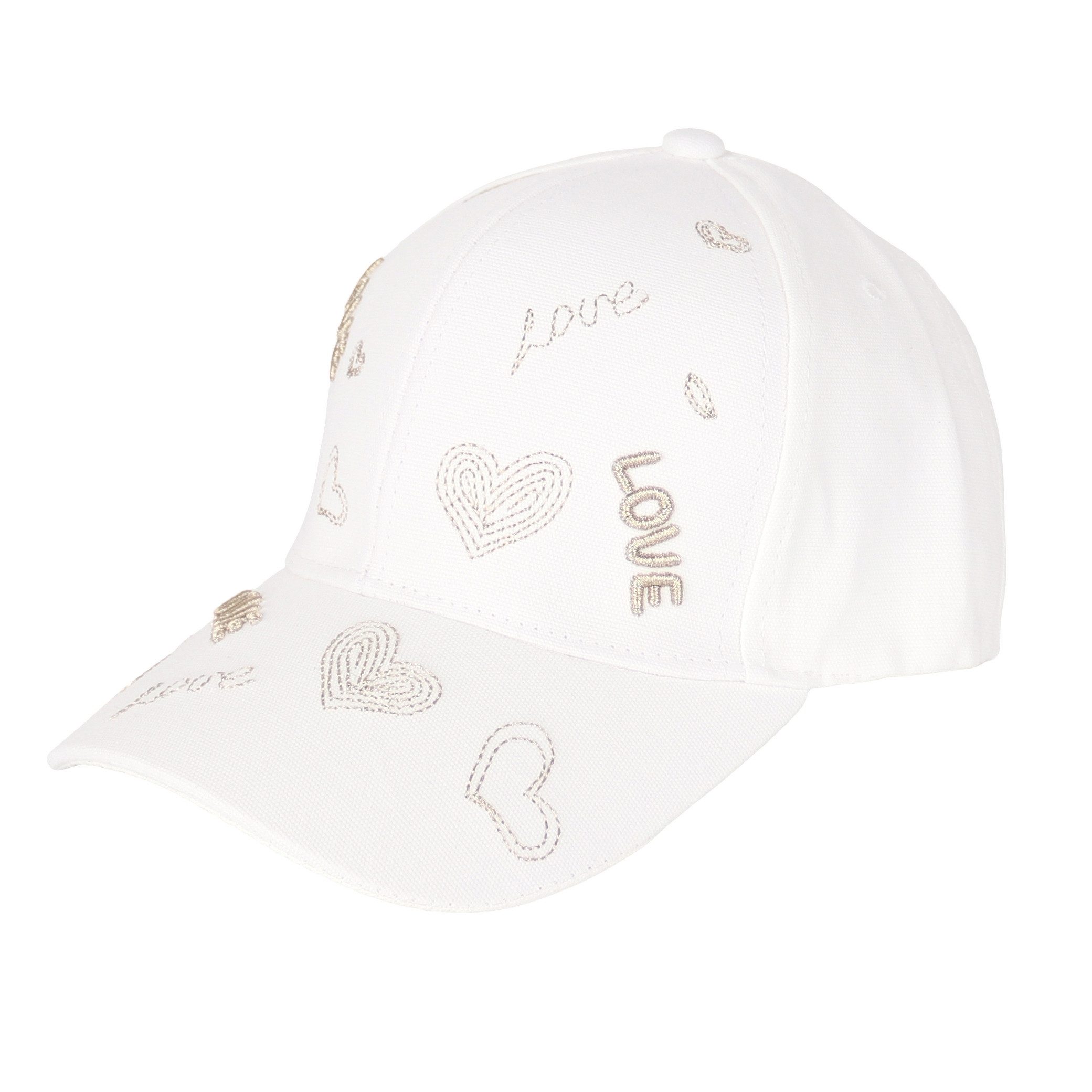 MIRROSI Baseball Cap Damen Cap aus reinem Baumwolle mit Shirm LOVE Leopard (Kappe, Outdor Cap, Feldmütze) Atmungsaktiv, Einheitsgröße