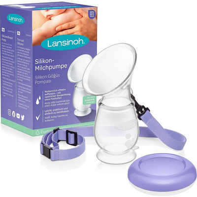 Lansinoh Handmilchpumpe »Silikon-Milchpumpe / Muttermilchauffänger«