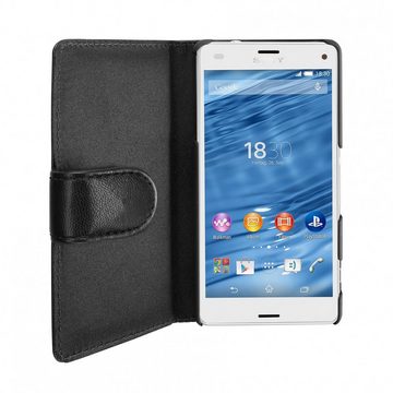 Artwizz Flip Case SeeJacket® Leather for Sony Xperia™ Z3 Compact, black