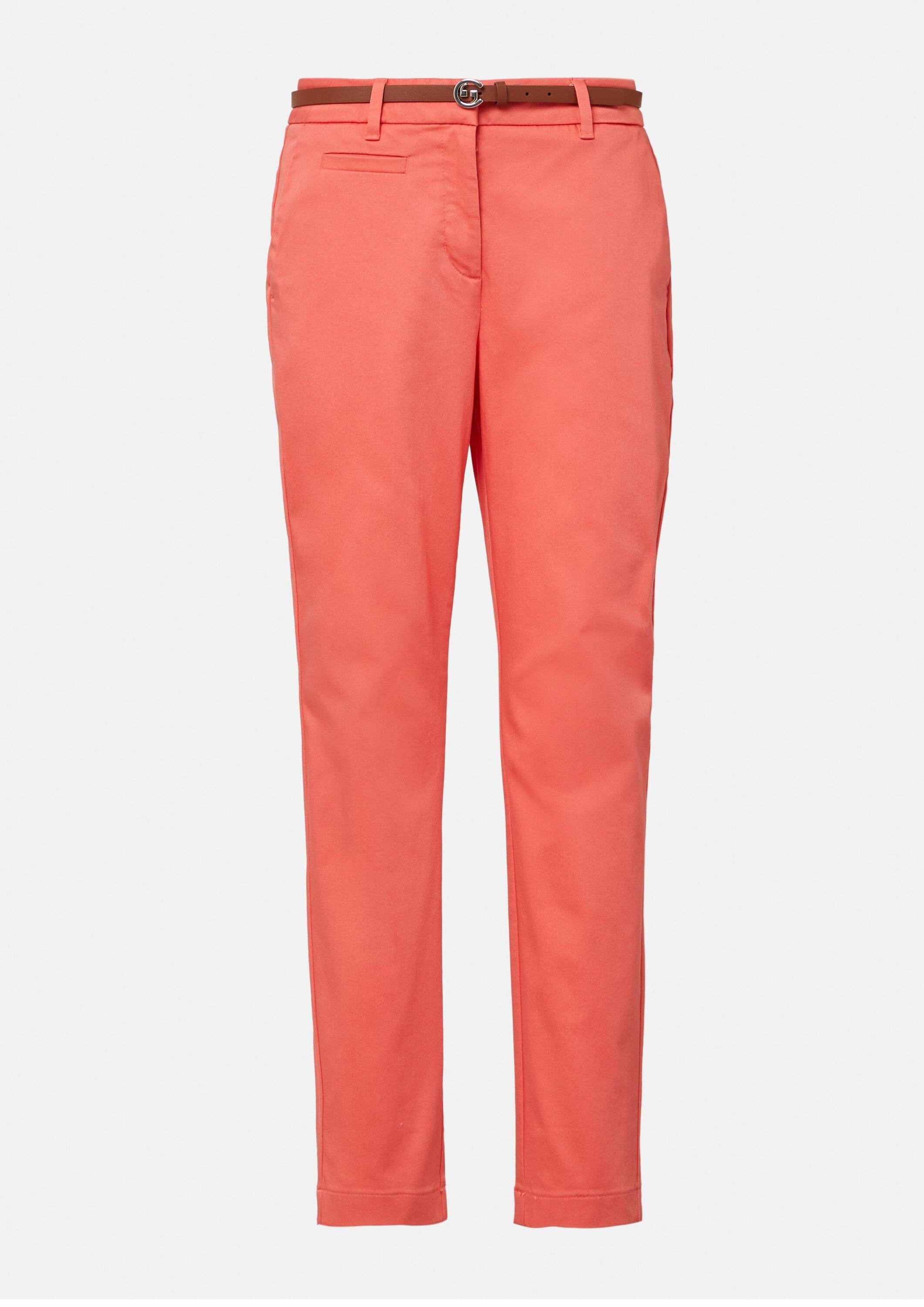 comma Chinos Hose Chino mit Gürtel
