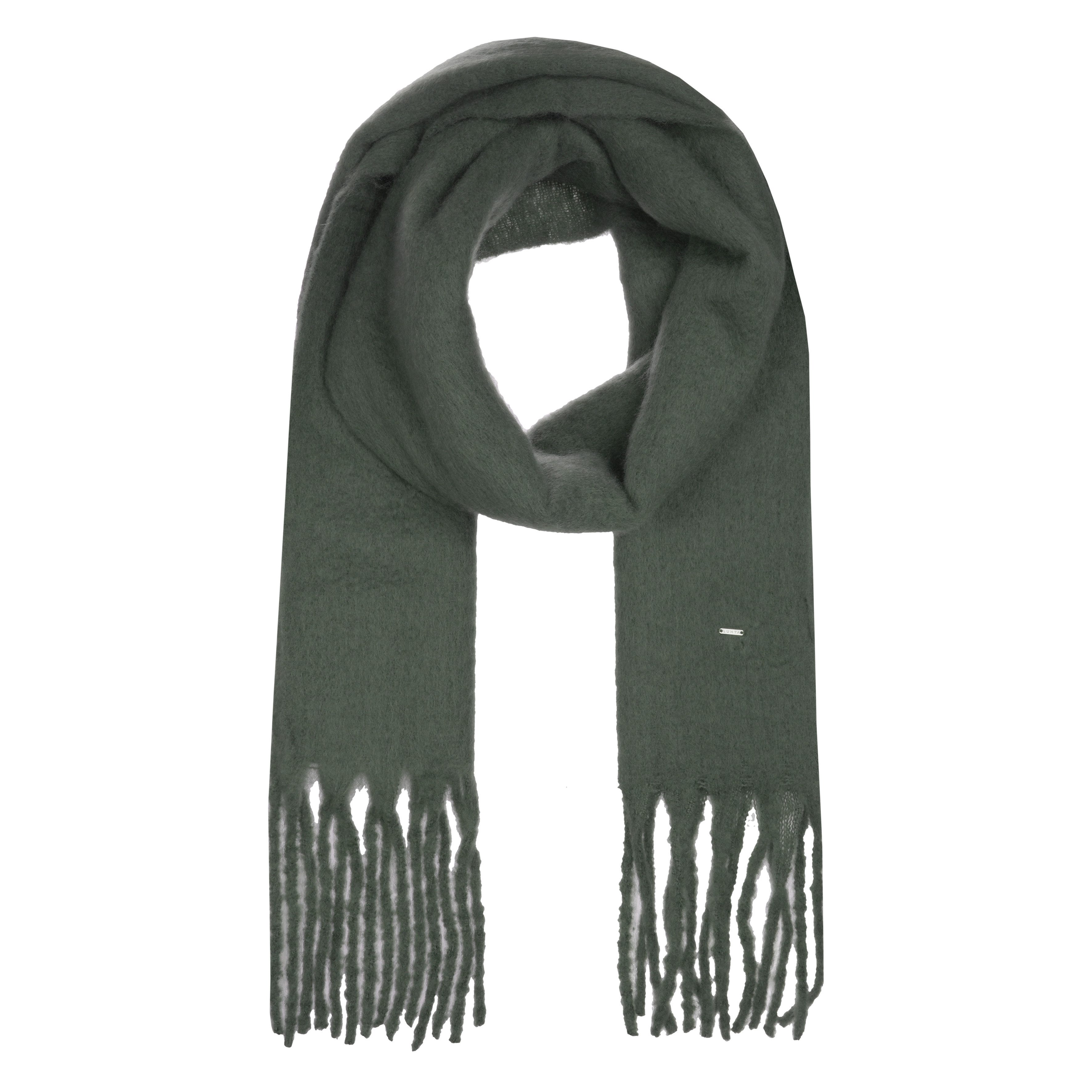 Luhta Schal LUHTA NAANJOKI, (1-St), für Erwachsene, mit sportlichem Stil, mit Logo-Label, mit Fransen