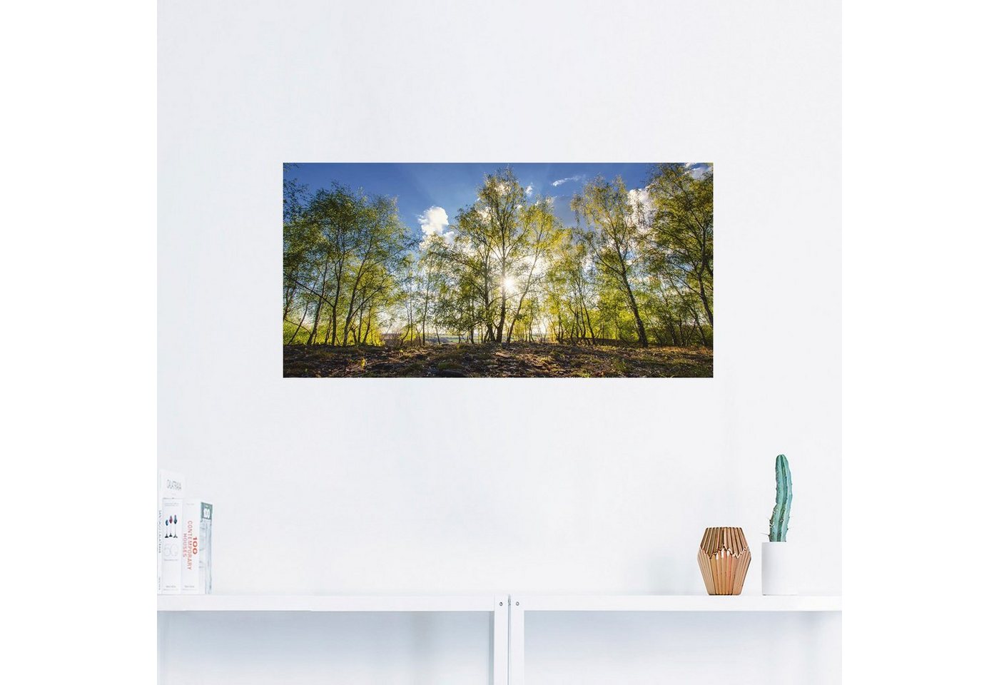 Artland Wandbild »Frühlingssonne«, Wald (1 Stück)-HomeTrends