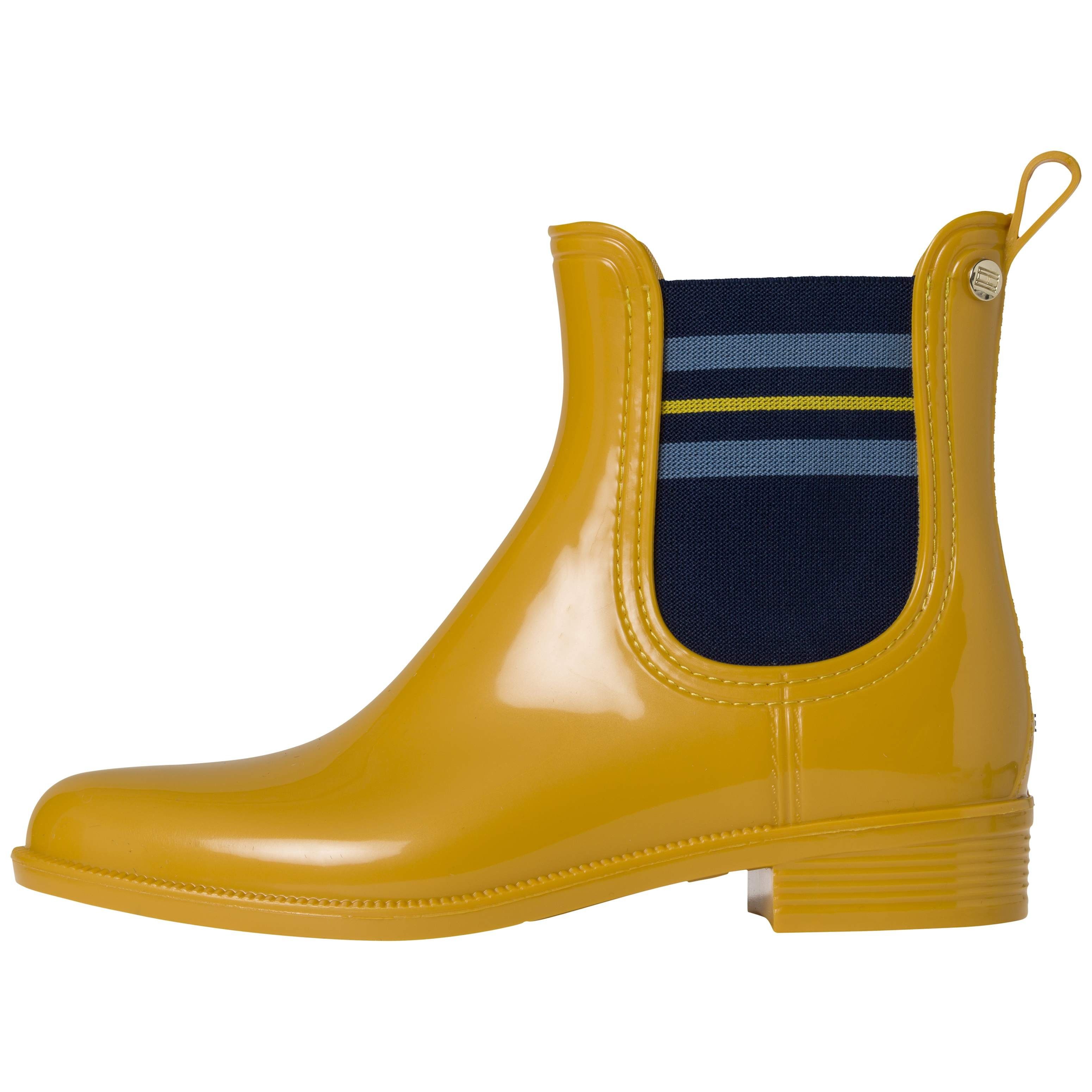 tommy hilfiger logo buckle ankle boot