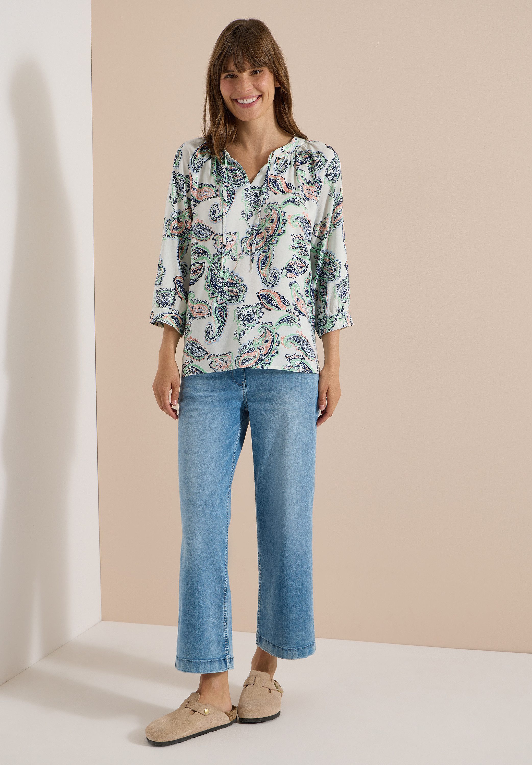 CECIL Shirtbluse aus softer Viskose