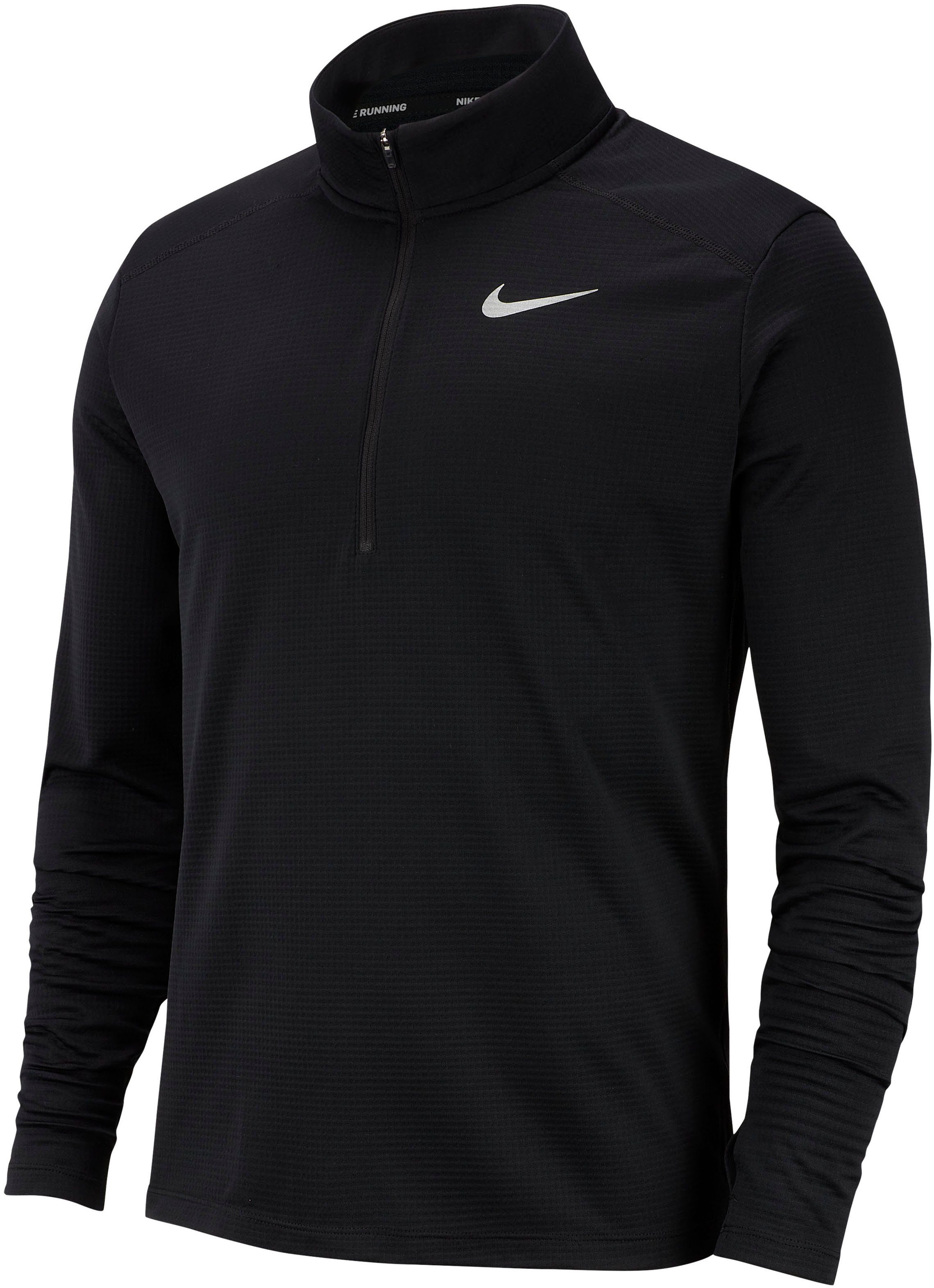 Nike RUNNING Laufshirt schwarz TOP PACER MEN'S 1/-ZIP