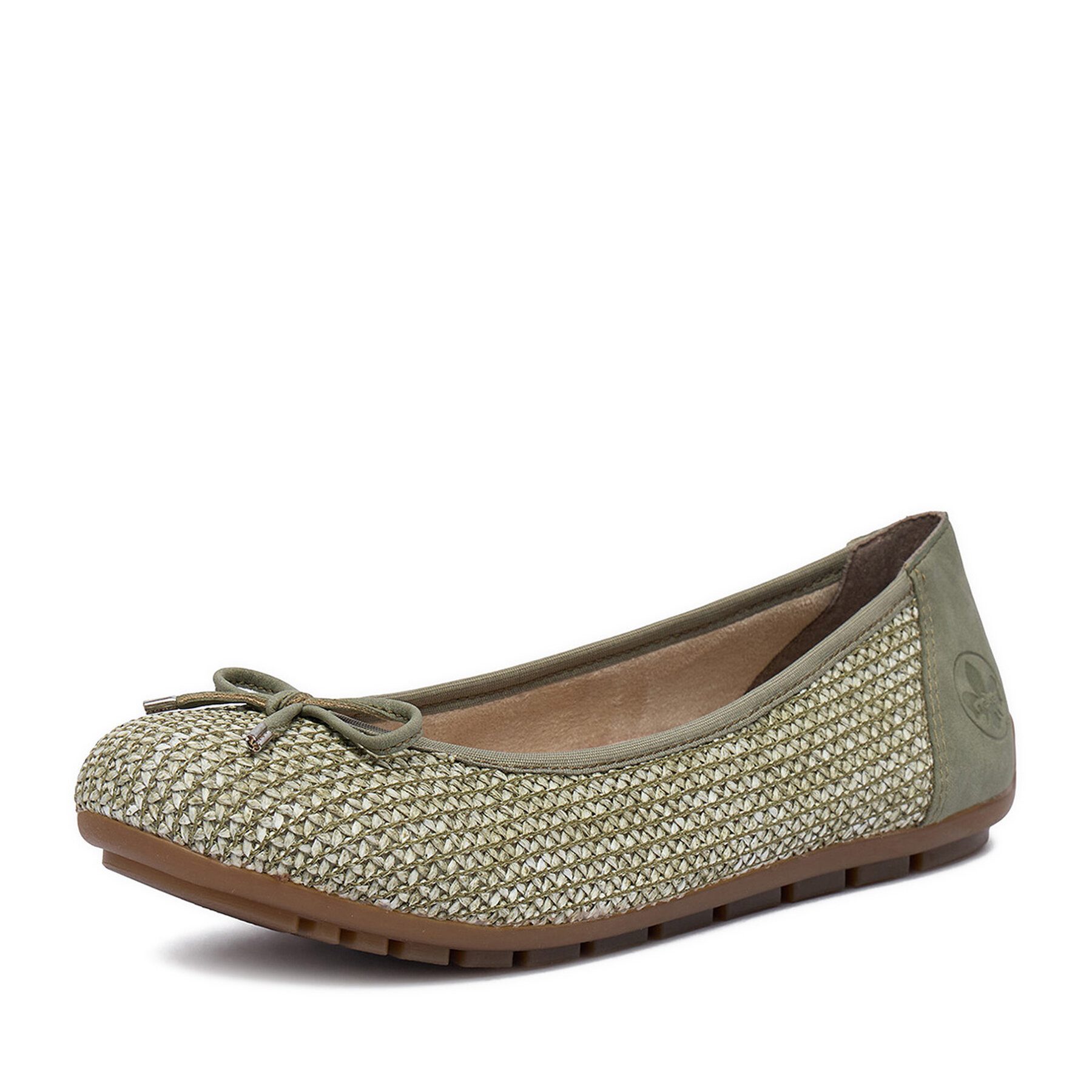 Rieker Rieker Damen-Ballerinas Grün 43850-52 Ballerina