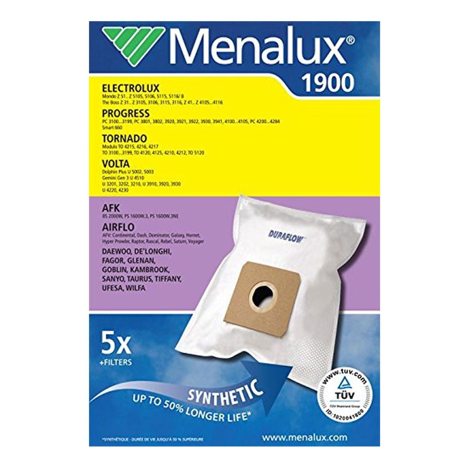 Menalux Пылесборники Menalux 1900