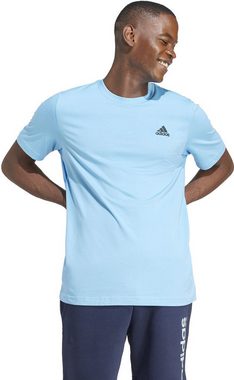 adidas Sportswear Kurzarmshirt ESSENTIALS EMBROIDERED SL Herren T-Shirt hellblau