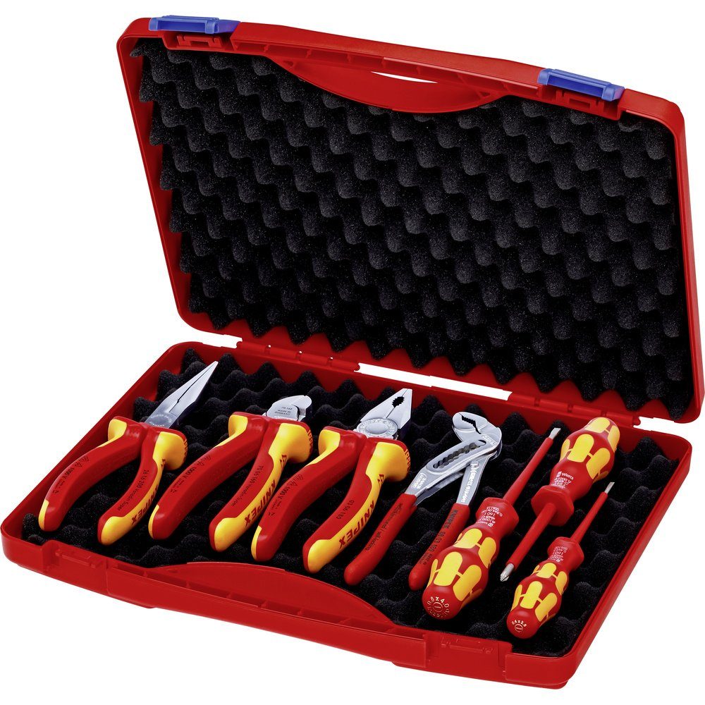 Knipex im Koffer 21 7teilig Knipex VDE Werkzeugset 15 00 Werkzeugset