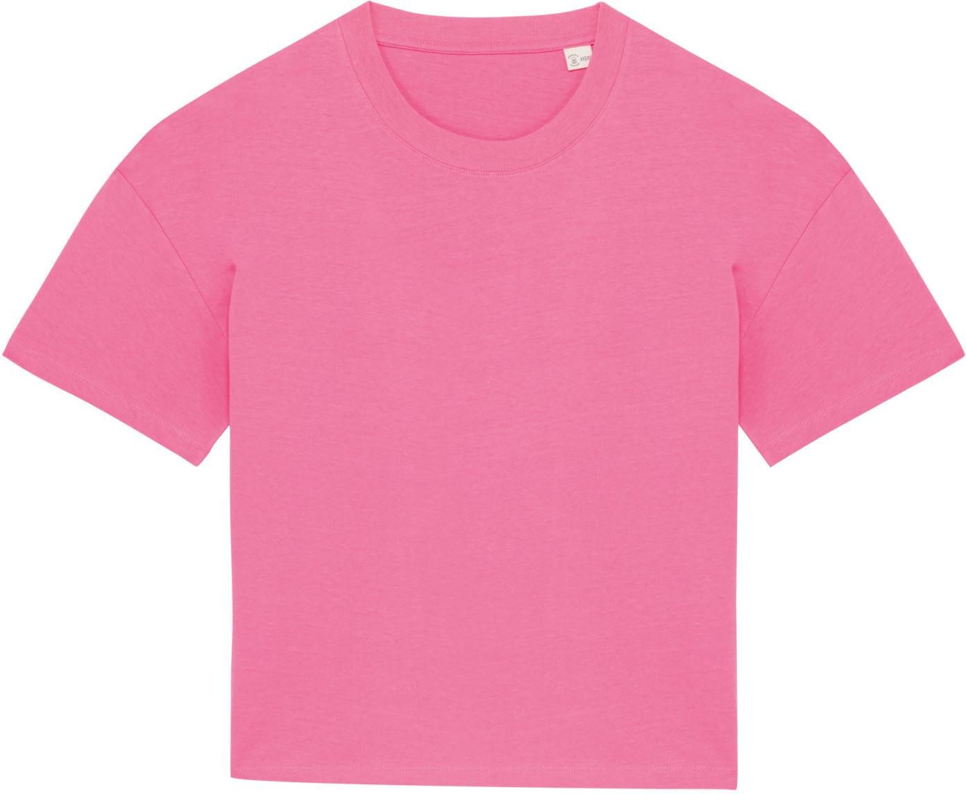 Rundhalsshirt Umweltfreundliches Oversize Damen-T-Shirt