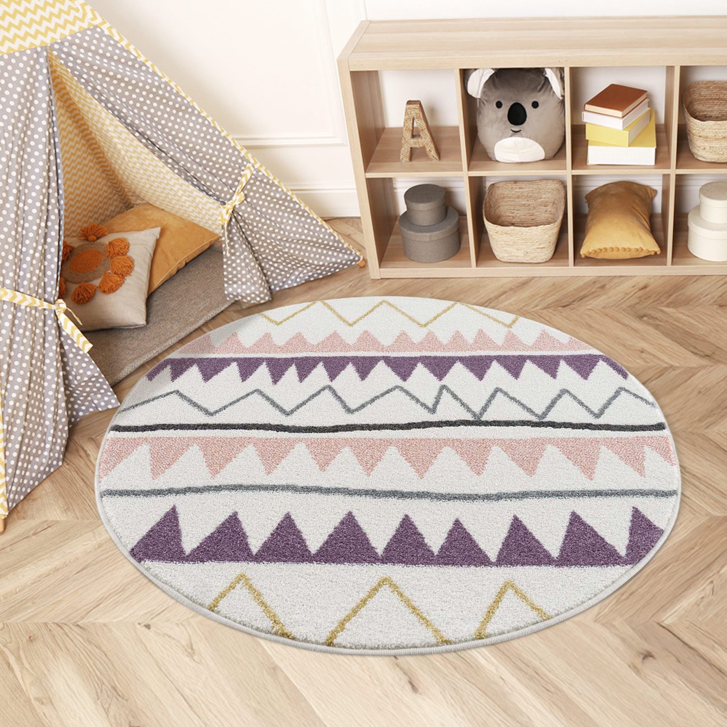 Carpet City Kinderteppich Anime9382, rund, Höhe: günstig online kaufen