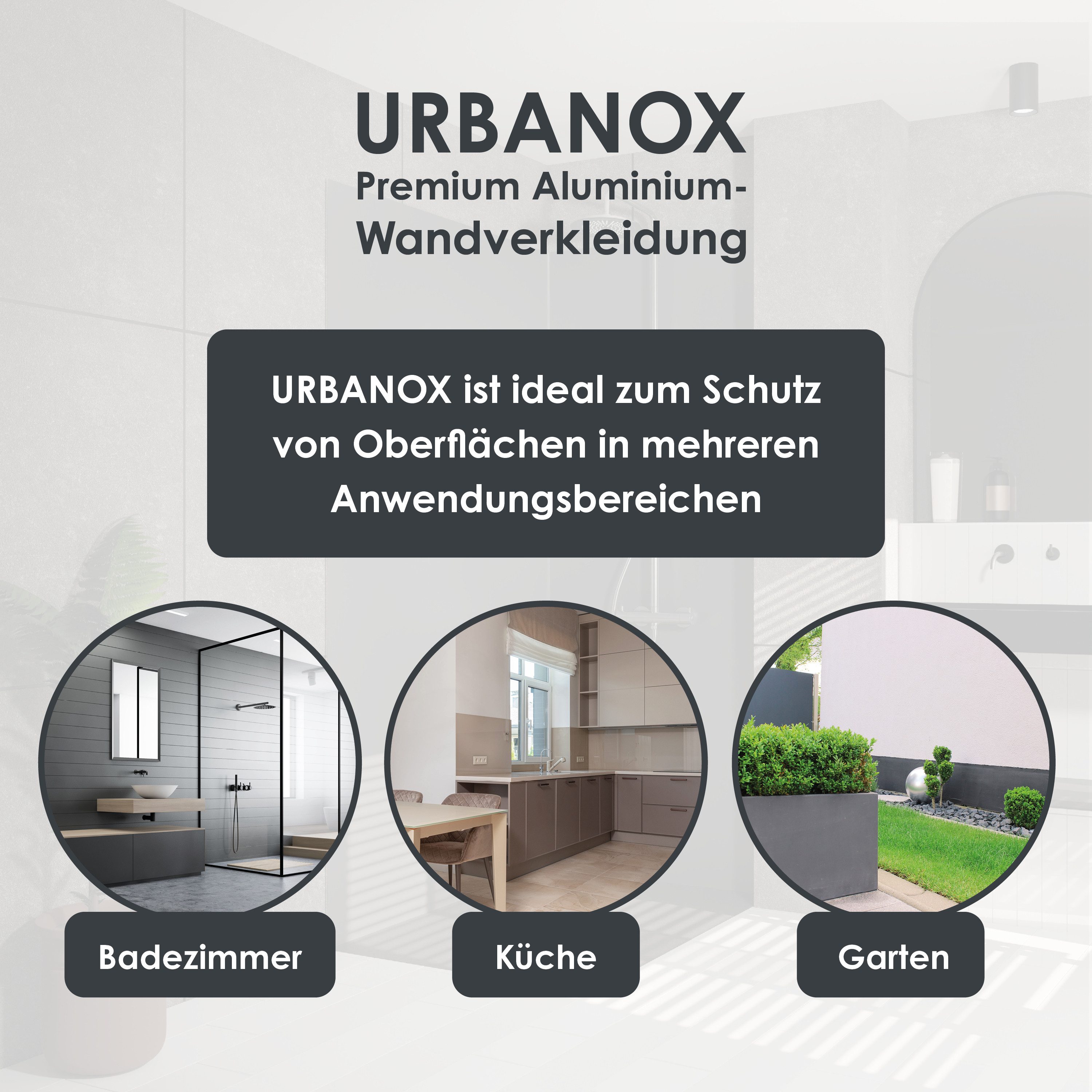 Marwell Duschrückwand Urbanox, (Set, 2-tlg), Set günstig online kaufen