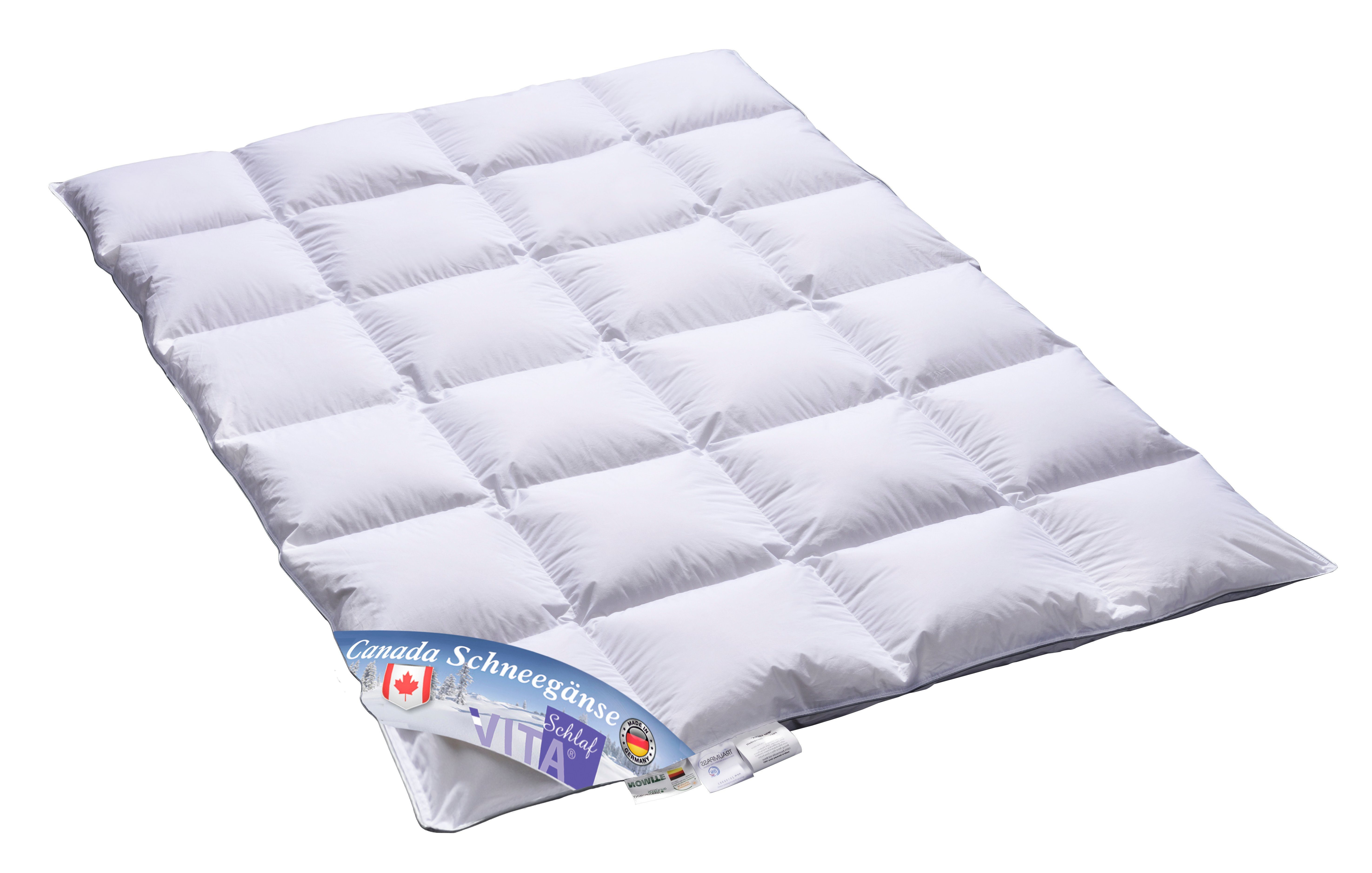Vitaschlaf Gänsedaunenbettdecke Vitaschlaf® CANADA SCHNEEGÄNSE Bettdecken günstig online kaufen