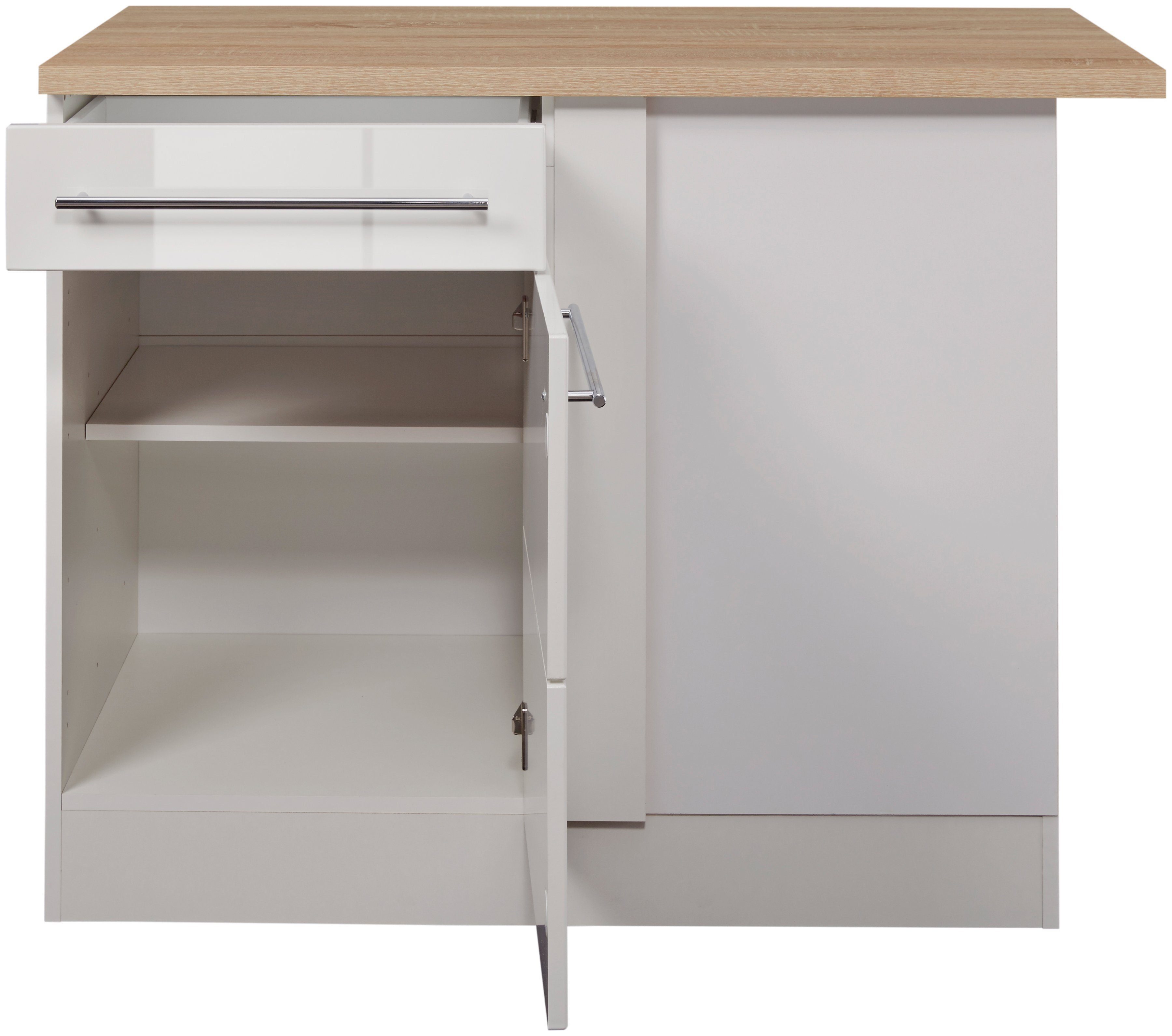 KOCHSTATION Eckunterschrank KS-Wien Breite 110 cm – Bild 3 von 5