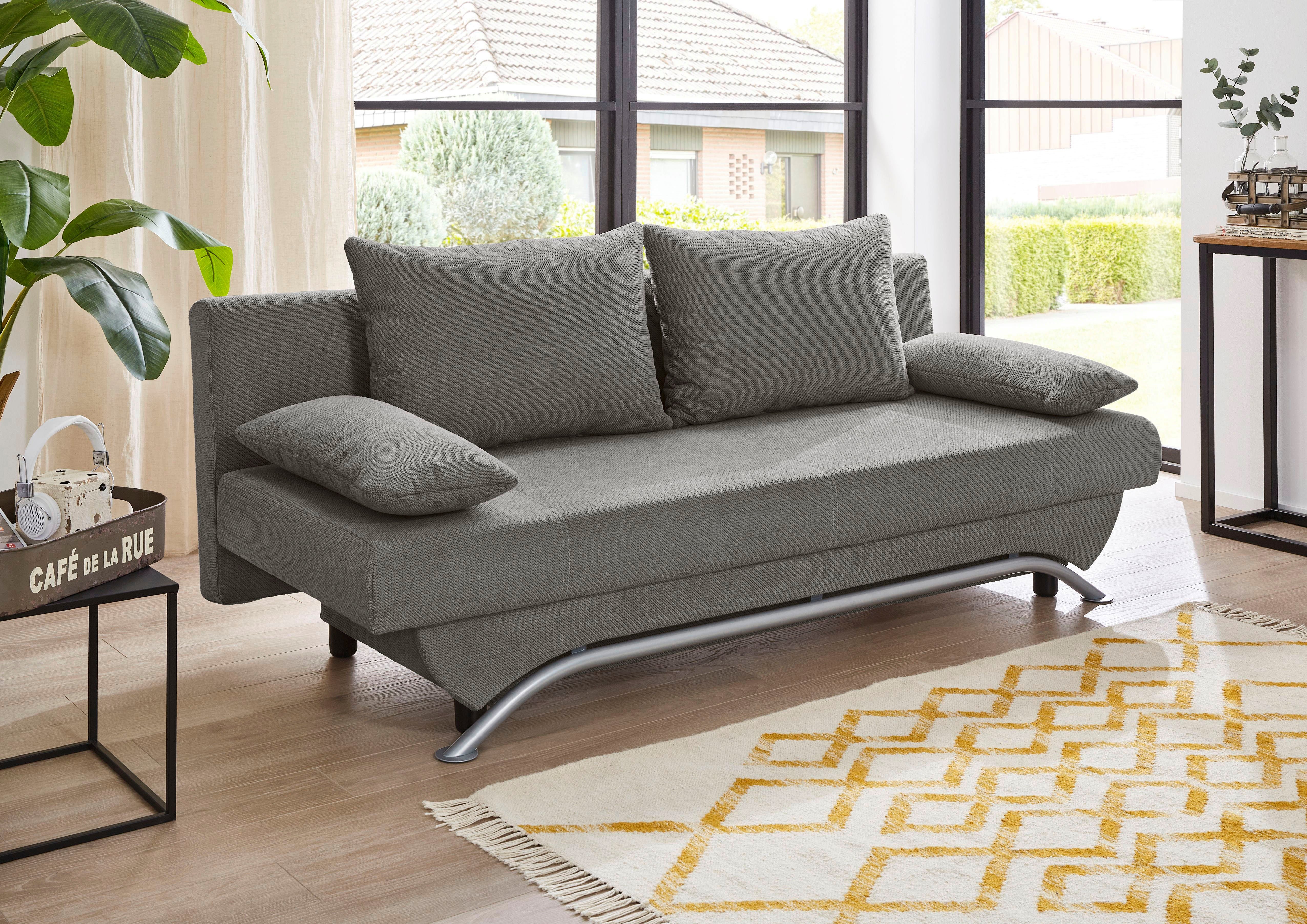 Jockenhöfer Gruppe Schlafsofa Nancy, B: 190 cm, Liegefl. 121x190 cm, mit Schlaffunktion & Bettkasten