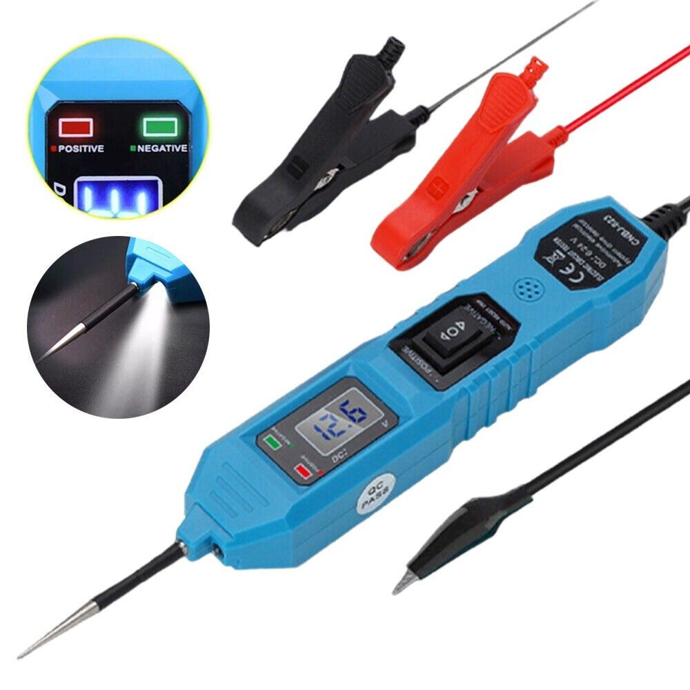 Spannungsprüfer Stromprüfer 6-24V Circuit Probe Auto Tester Polaritätstester