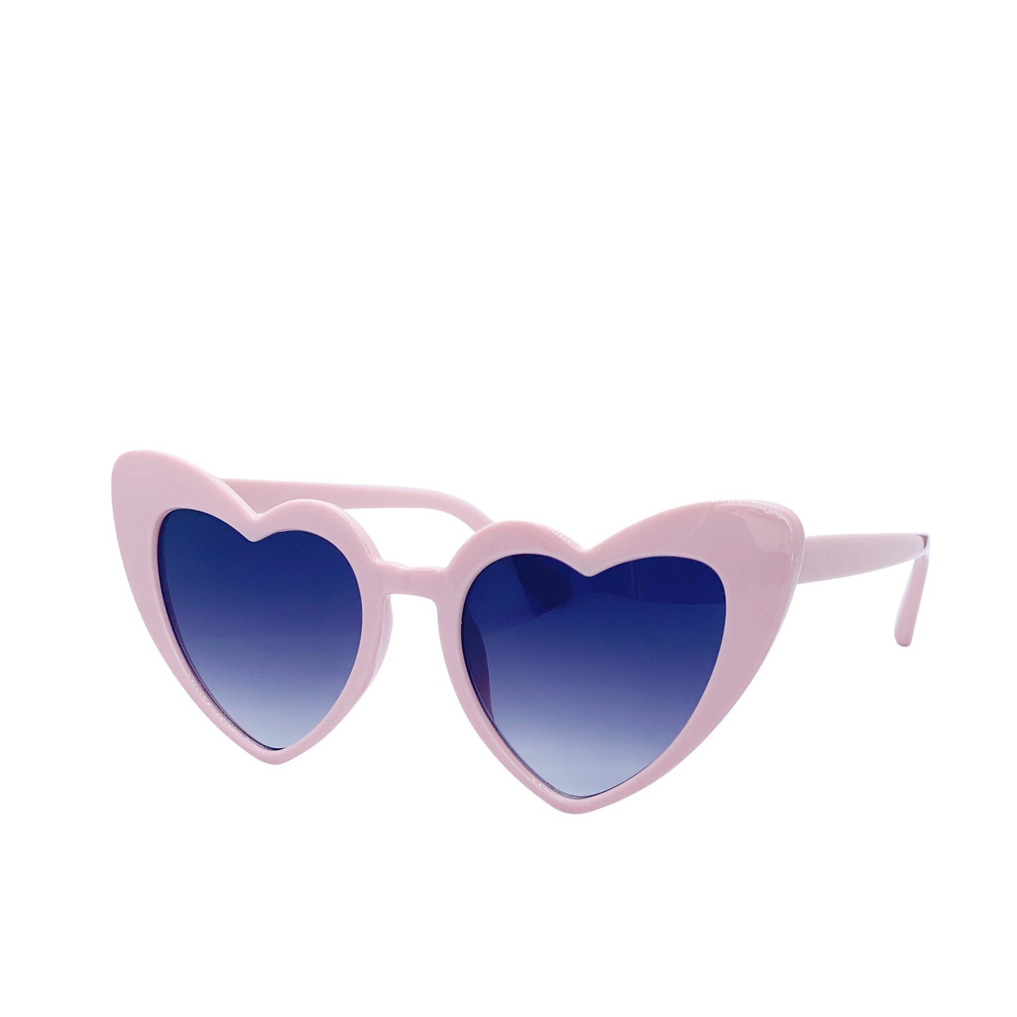 shopandmarry Sonnenbrille Sonnenbrille in Herzform rosa