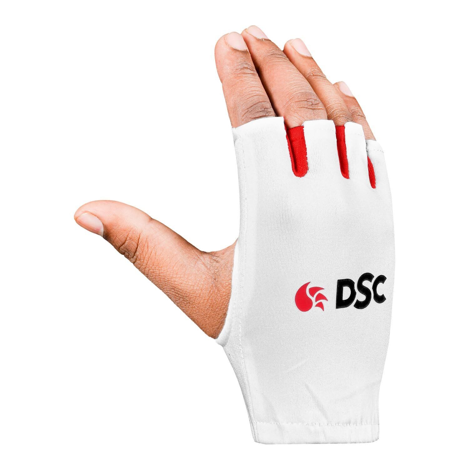 DSC Multisporthandschuhe Cricket Batting Inner Gloves (In-Box Inhalt: 1Paar Innenhandschuhe, Superior Rubber Grip, Atmungsaktiv) Rutschfest