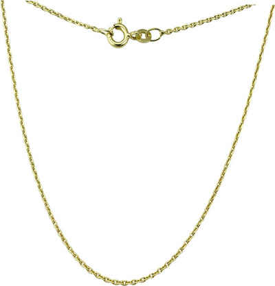 GoldDream Goldkette GoldDream Damen Colliers Halskette 34cm (Collier), Damen Colliers Halskette 34cm, 333 Gelbgold - 8 Karat, Farbe: goldfarb