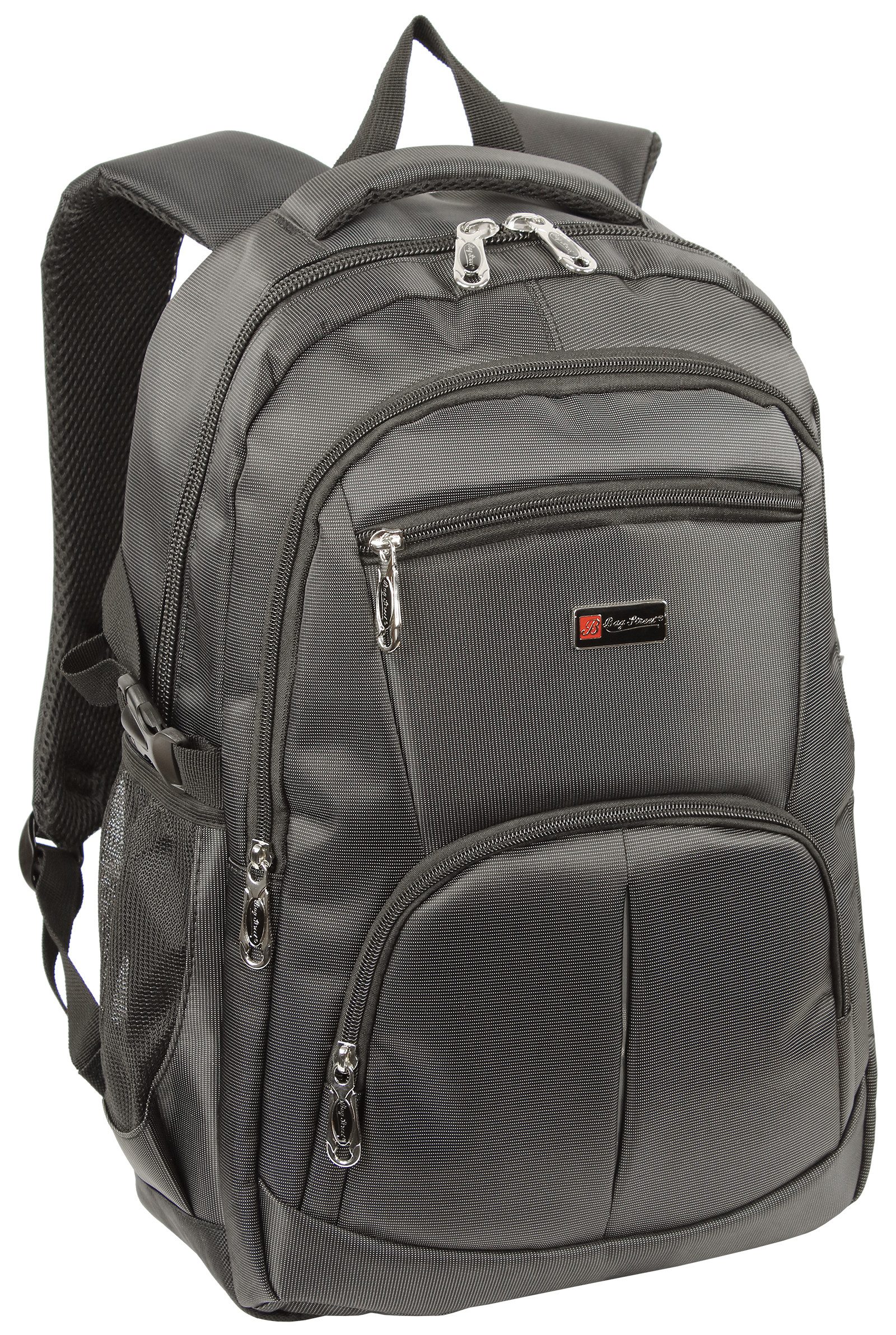 BAG STREET INTERNATIONAL Laptoprucksack Großer Business Rucksack Laptopfach 16" gut gepolstert Daypack schwarz