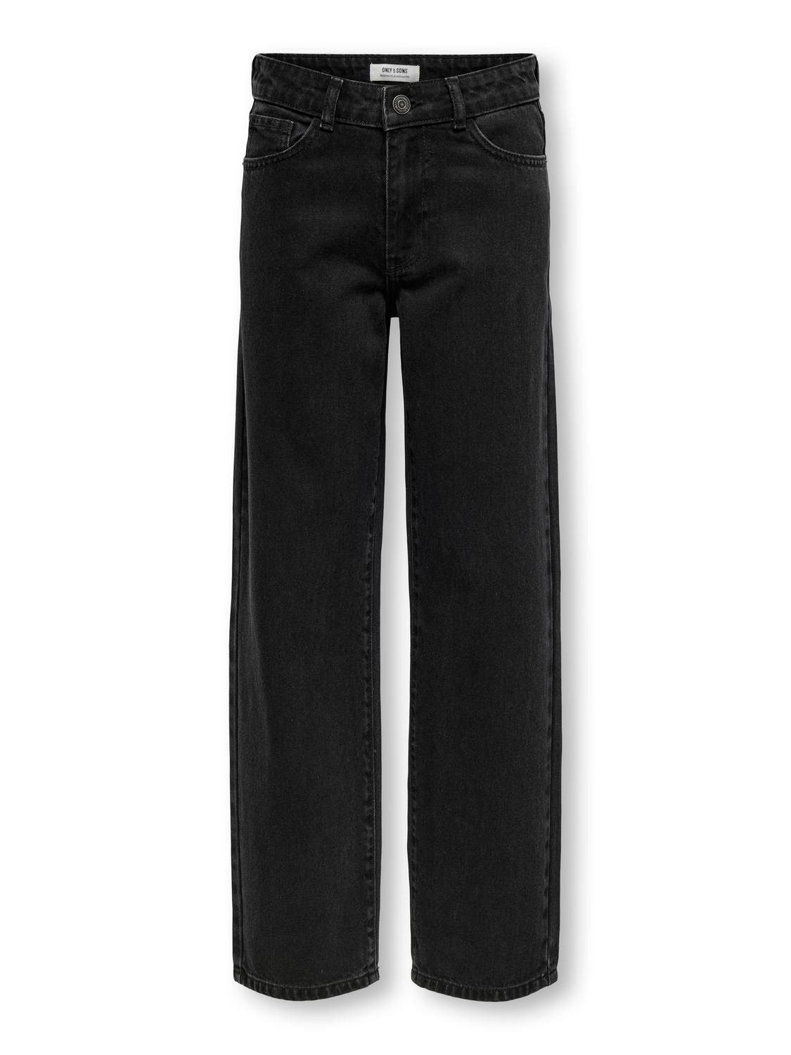 ONLY & SONS junior Loose-fit-Jeans Osjfade Loose Black 2874 Pim Dnm