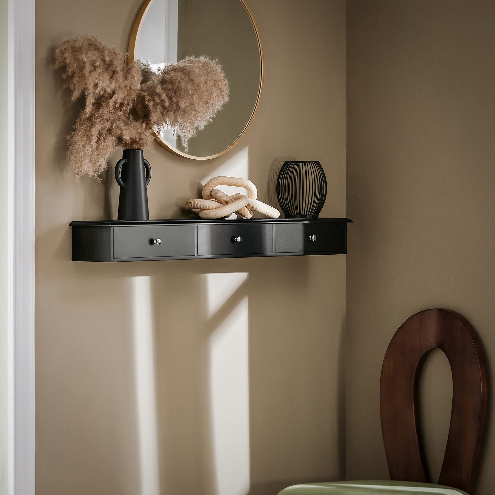 SoBuy Hängeschrank FRG43, Wandschrank mit 2/3 Schubladen, Badezimmerschrank günstig online kaufen