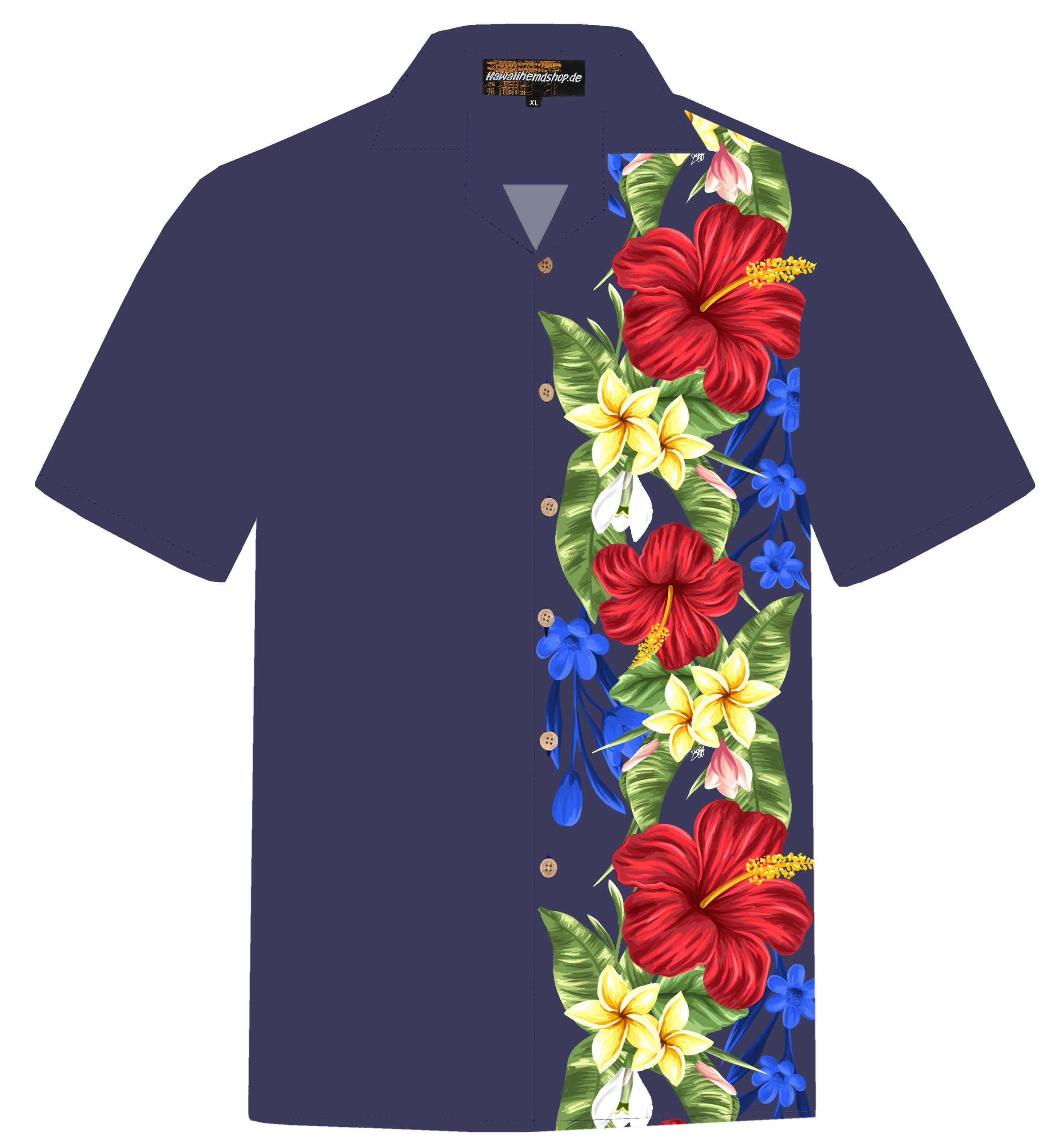 Hawaiihemdshop.de Hawaiihemd Hawaii Hemd Herren Baumwolle günstig online kaufen