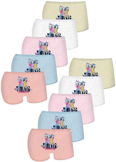 LOREZA Panty 10er Set Mädchen Pantys - Girls - Bunt (Spar-Packung, 10-St)